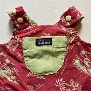 Patagonia Baggies Jumper Dress 3-6M Reversible Tropical Taco Stand Print